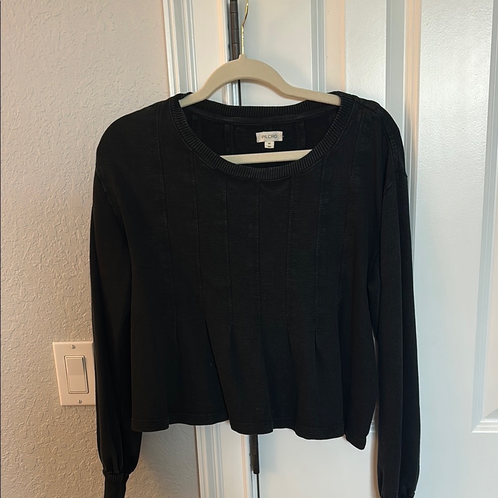 Anthropologie pilcro long sleeve babydoll top